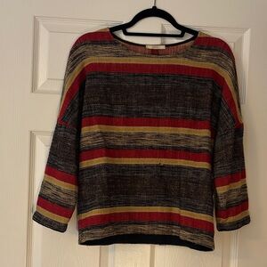 Stylish Multicolor Striped Women's Blouse